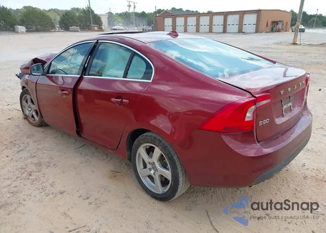 2012 Volvo S60 T5 from USA, damaged, VIN YV1622FS5C2104205